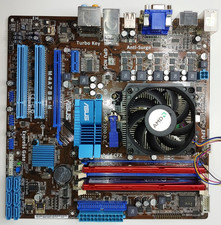 Asus M4A785-M AMD Socket AM3 AMD Phenome ii XR 945, 3GHZ 4GB RAM Adata COMBO