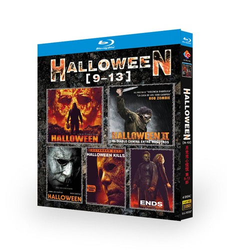 Halloween 1-13 (1978-2022) 12-Discs 1080P All Region Free Box Set Sealed - Afbeelding 4 van 4