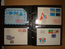 SCHWEIZ, Briefmarken in 1 Album, Sammlung Konvolut