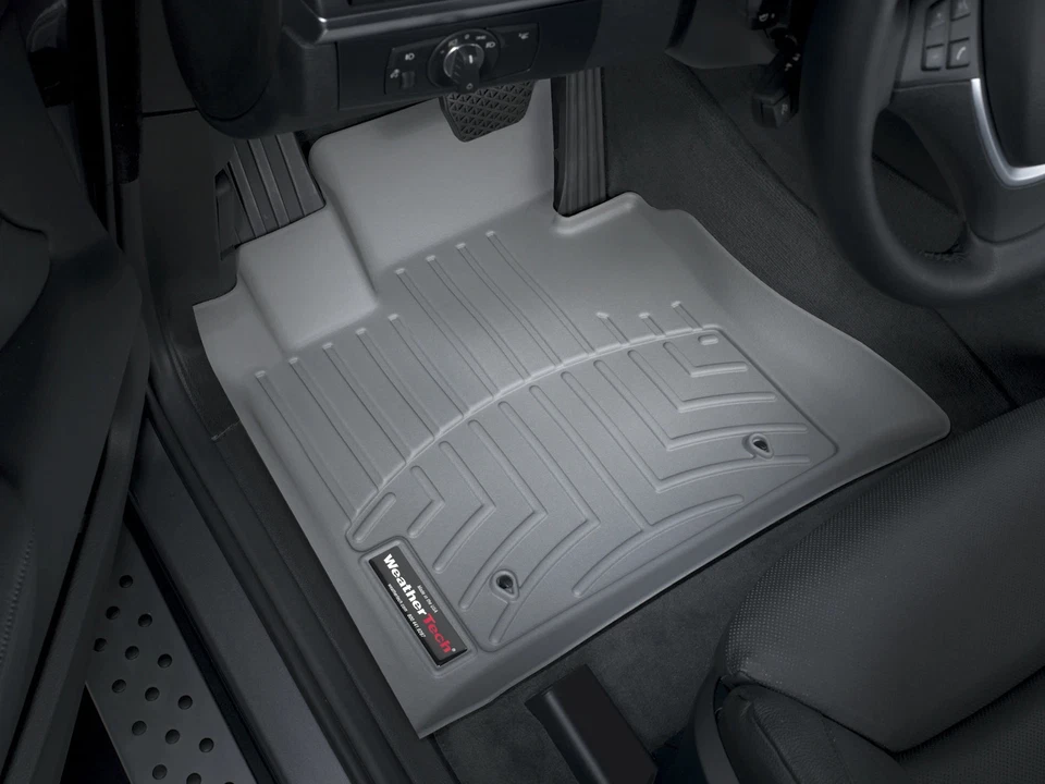 Forro de piso WeatherTech para BMW X5 35i 2011-2013 - primera fila, gris Foto 2 de 4