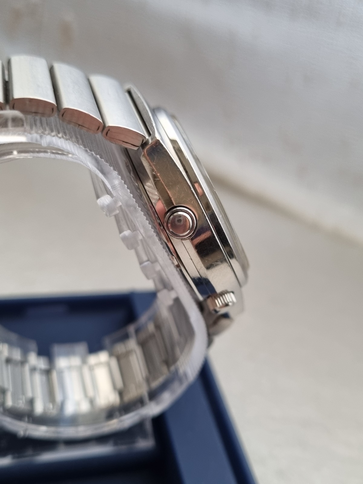 Seiko 7A38-7190 Vintage Watch Japan James Bond Chronograph image 4