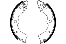 MAPCO BREMSBACKEN SATZ HINTERACHSE passend für NISSAN 100NX ALMERA SUNNY | 8521