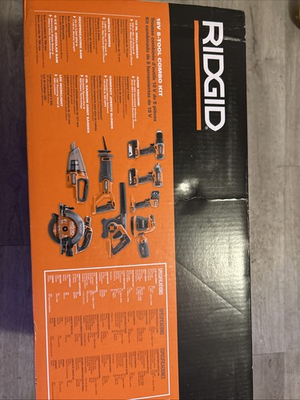 #ad RI4 Ridgid R96255 18V Cordless 5 Tool Combo Kit $229.99
