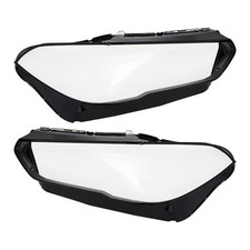 Headlamp Lens Cover for X5 G05 X6 G06 2019-2021 Front Left Right Clear Black