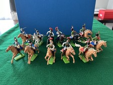 Britains Deetail 1971 FRENCH Napoleonic Waterloo Cavalry LOT of 12 Toy Soldiers
