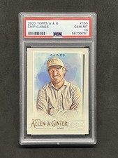 2020 Topps Allen & Ginter #155 CHIP GAINES Magnolia Fixer Upper PSA 10 Gem Mint