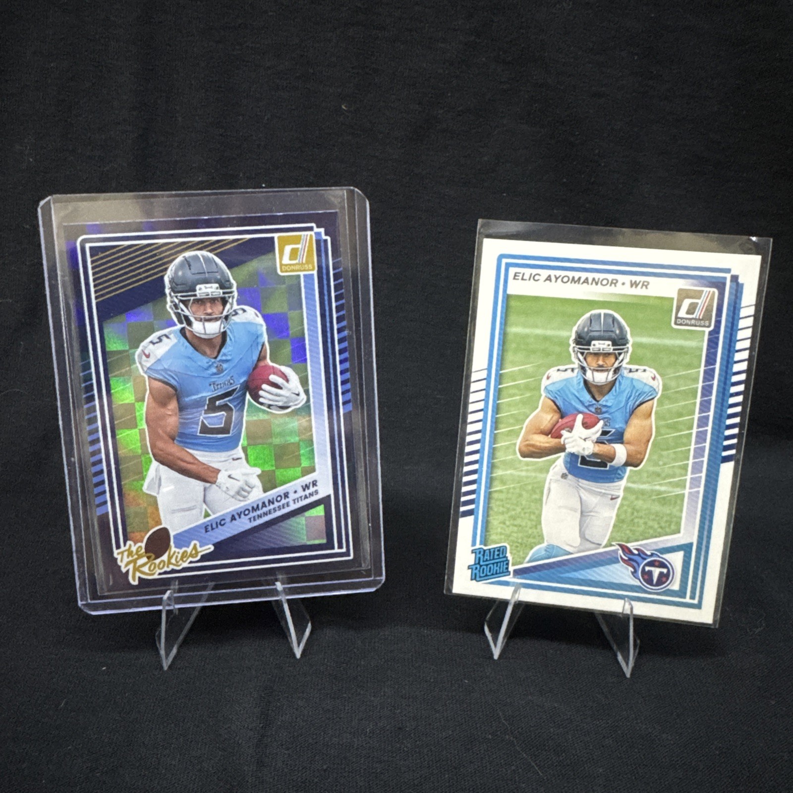 2025 Donruss Football Insert The Rookies Elic Ayomanor #37 RC 