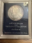 1882-S Morgan Silver Dollar Redfield Collection MS Black Paramount Holder Toned