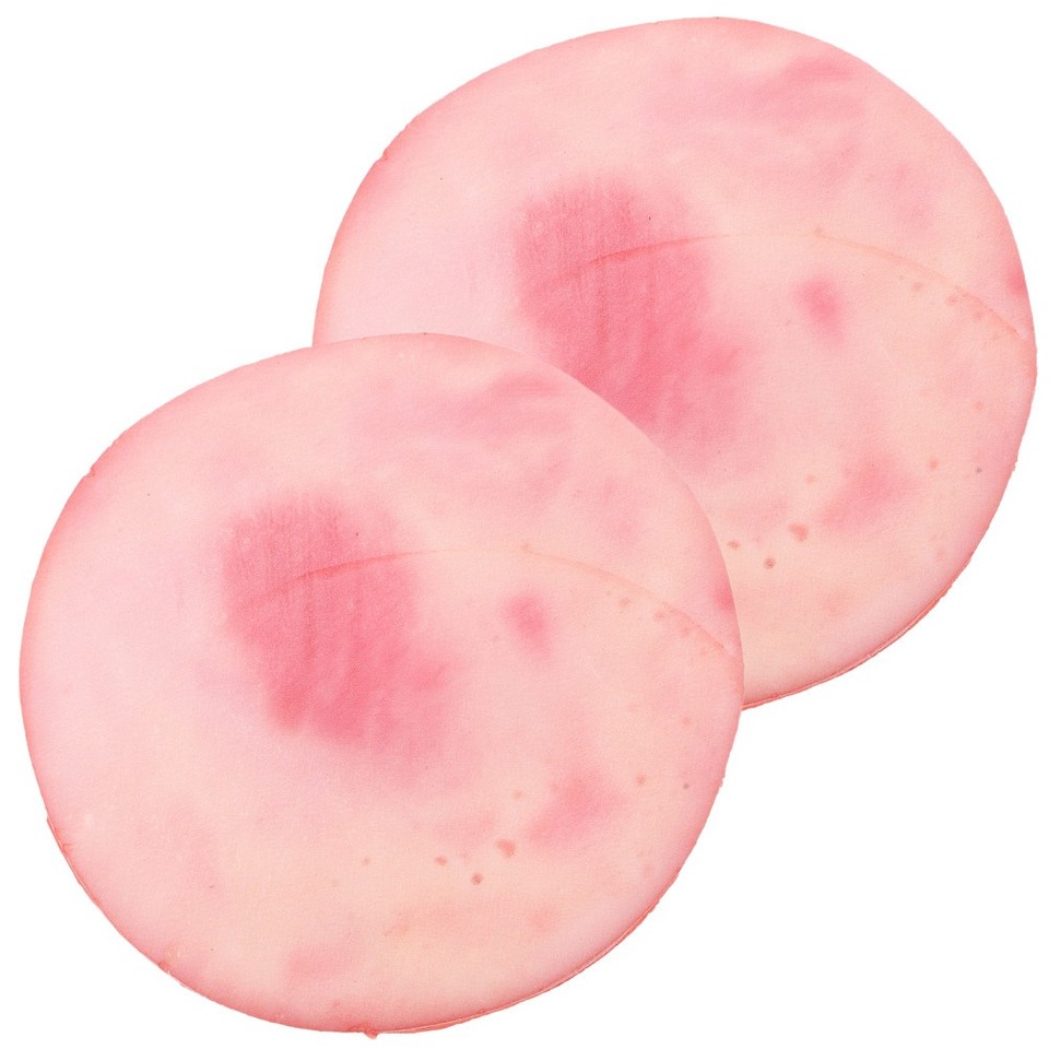 2Pcs PVC Faux Meat Slice Pink Lifelike Food Prop for Restaurant Display ...