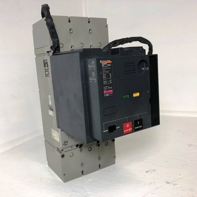 Merlin Gerin NSJ600H 600A Circuit Breaker w/ Operating Mechanism & Shunt 600 Amp