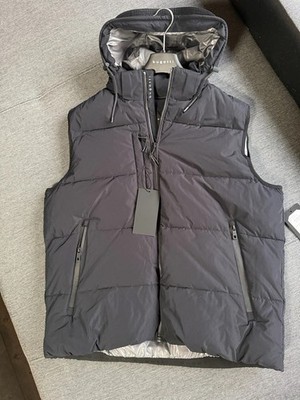 Bugatti Herren Jacke Gr.56 Grau/Schwarz mit Kapuze Reißverschluss Logo