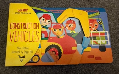 Construction Vehicles lets step books to grow on by twirl Book Rare