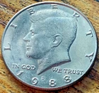 1988 D Kennedy Half Dollar