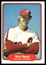 Ron Reed 1982 Fleer #255 Phillies MLB READ FREE SHIPPING AutographDen