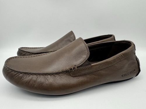 Cole Haan Men's Grand City Venetian Driver -Truffle Textured/Java - Size 9.5 M - Picture 2 of 10