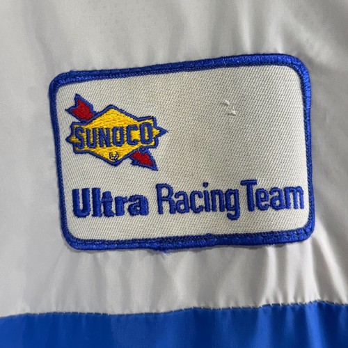 Vintage 80s Swingster Sunoco Racing Jacket Medium Blue & Gray - Bild 7 von 15