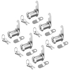 6 PCS 11/8 Inch Zinc Alloy Tubular Cam Cabinet Lock Keyed Alike Mailbox Door