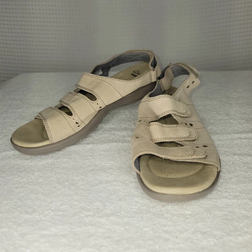 Sandali donna Clarks Collection morbidi con cinturino gancio e passante ammortizzati taglia 6D