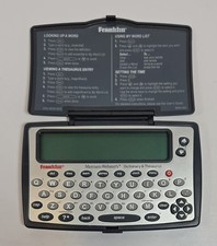 Vintage Franklin MWD-460 Merriam-Webster Dictionary  Thesaurus Tested