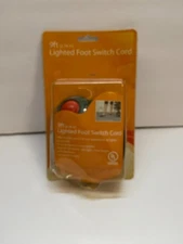 Living Solutions 9ft Lighted Foot Switch Cord New
