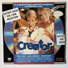 CREATOR 1985 Laserdisc LD DVD Peter O'Toole Mariel Hemingway Virginia Madsen