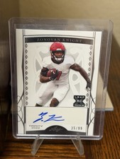 2022 Leaf Trinity - Zonovan Knight #BA-ZK1 Silver /99 (AU, RC)