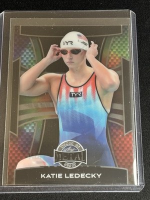 KATIE LEDECKY 2025 LEAF METAL WOMEN OF SPORT TIE DYE 1/1 PRE PRODUCTION PROOF  