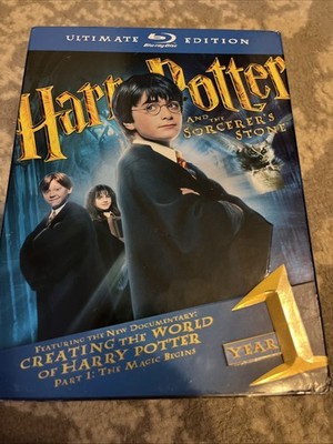 Harry Potter and the Sorcerer s Stone (Blu-ray Disc, 2009, 3-Disc Set WS) Extras