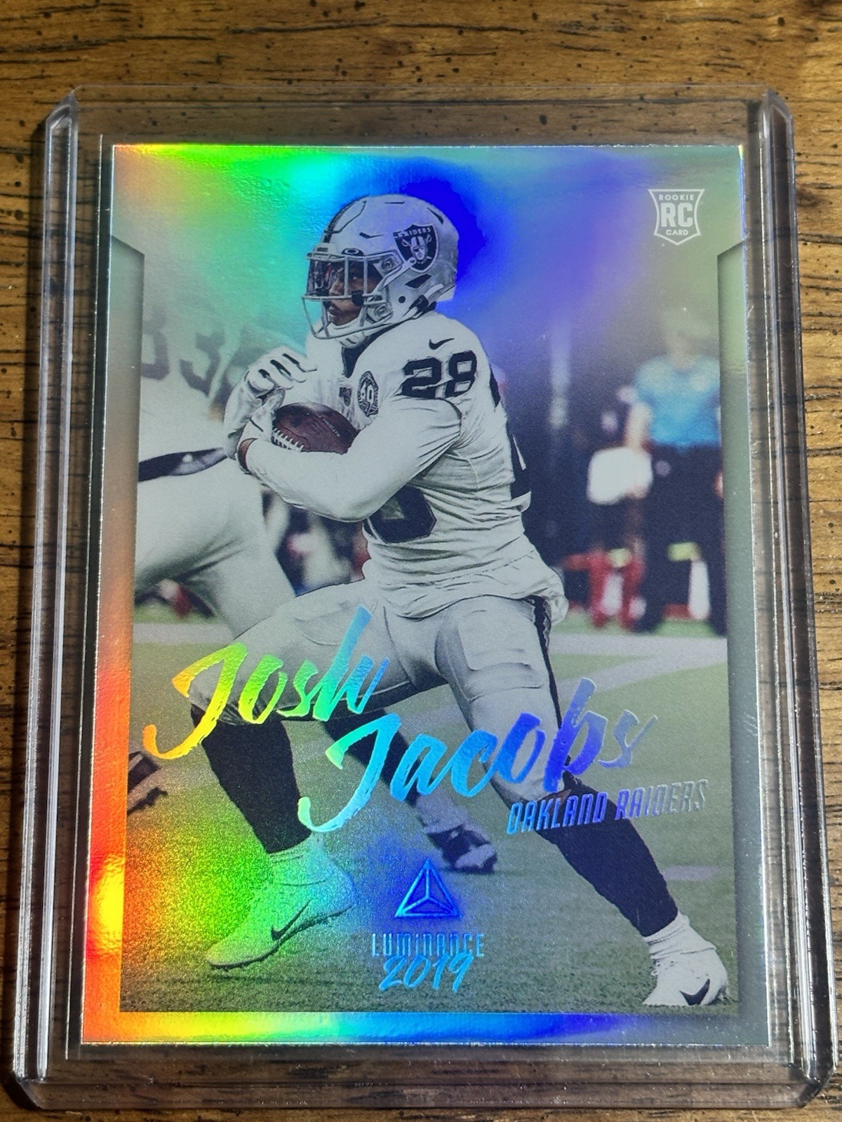 2019 Panini Chronicles Luminance Update Rookies Josh Jacobs #204 Rookie Packers