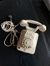 Telefon Posttelefon 1965 Retro  mit Wählscheibe und TAE Stecker / Wandtelefon