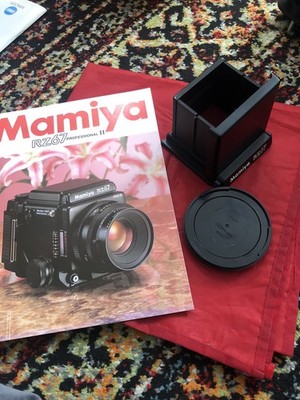Mamiya Waist Level Finder And Body Cap For Mamiya RZ 67 Pro II Camera