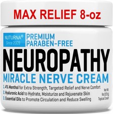 Neuropathy Nerve Relief Cream - Premium Nerve Cream 3X Action for Targeted Re...