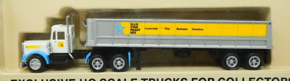 Con-Cor 2034, Tractor & 35' Dump Trailer, Blue Star Gravel Truck, HO Scale - Image 2 of 4