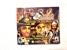 Hide Secret- Treasure Of The Ages PC CD-ROM Ultimate Hidden Objects Mystery