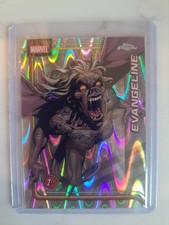 2026 Topps Chrome Marvel Evangeline RayWave Refractor #117