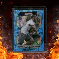 2021 Panini Prizm Gerrid Doaks Blue Cracked Ice Prizm Rookie 80/99 #426