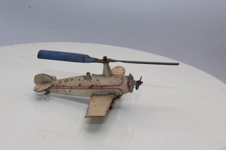 Vintage Tootsietoy Autogyro Aircraft Nice No Reserve