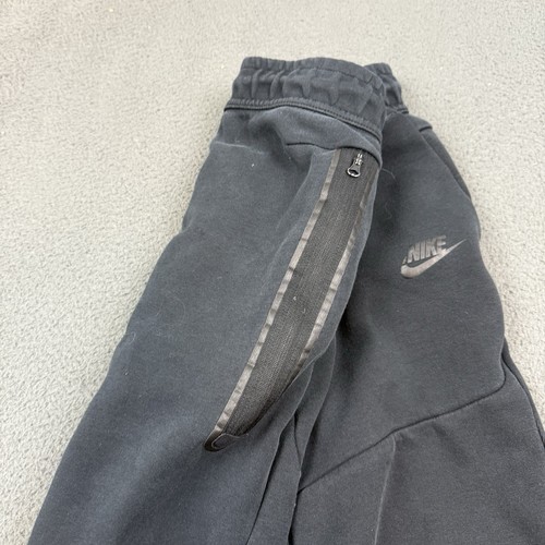 Nike Tech Fleece Sweatpants Youth Large Black Jogger Sportswear Drawstring - Picture 3 of 9