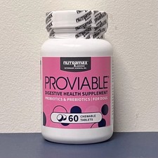 Proviable Digestive Health Supplement for Dogs 60 Chewable Tablets BB 2027