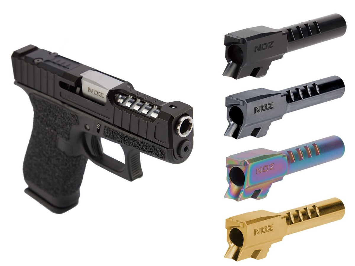 NDZ Glock 43 43X Stainless Steel Ported Barrel 3.41