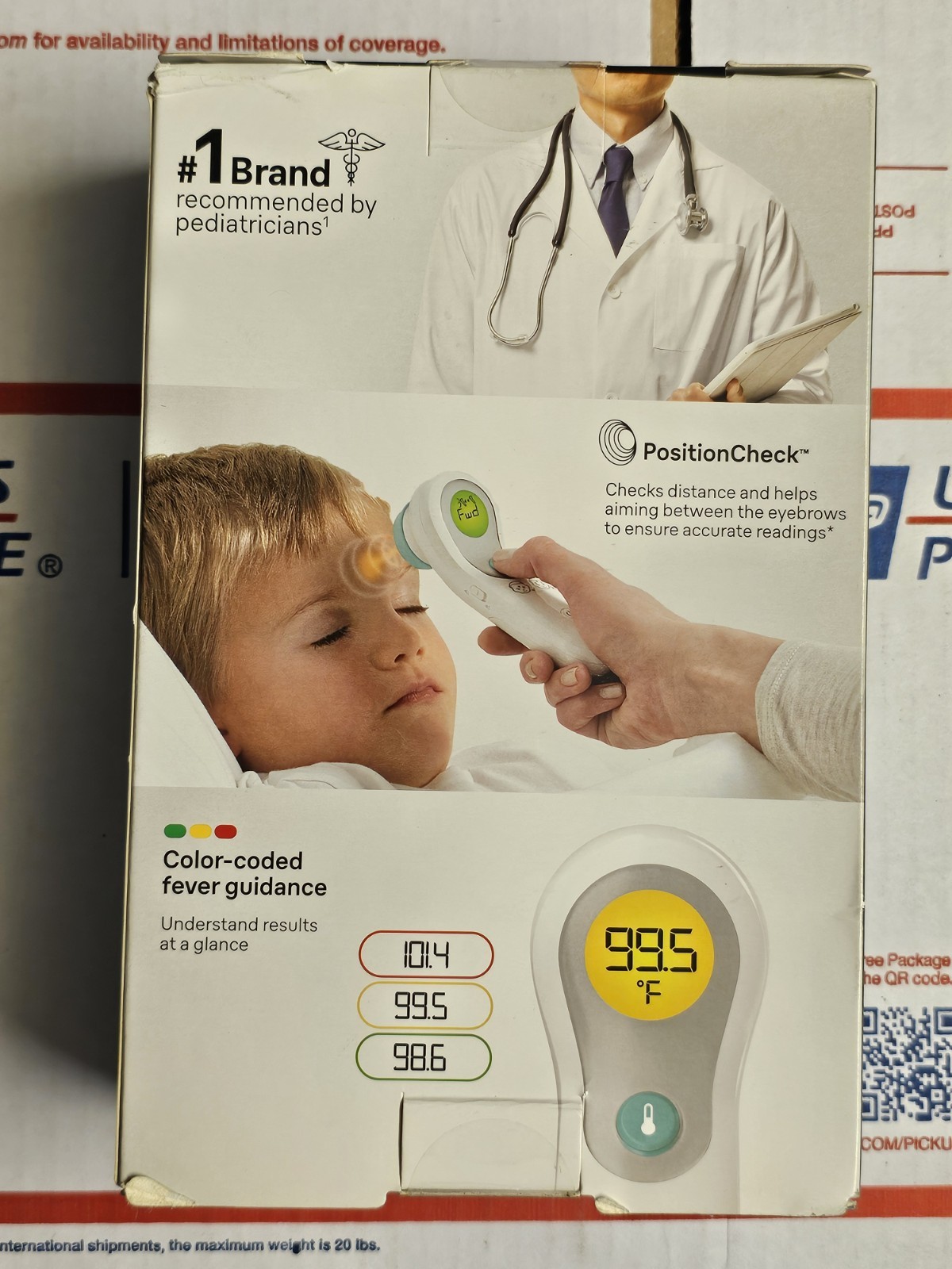 Brand New Braun BNT300 No Touch Forehead Digital Thermometer Sensian 5