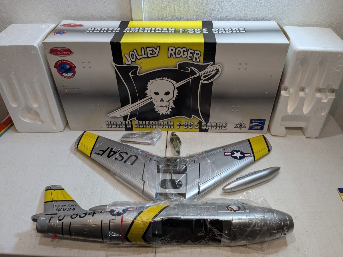 Admiral Toys - Jolley Roger North American F-86 E Sabre Jet 1:18