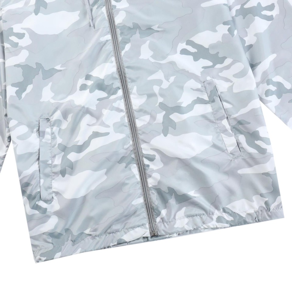 Men's Ultra-Lightweight Hooded Windbreaker Jacket – Camo Zip-Up For All Seasons