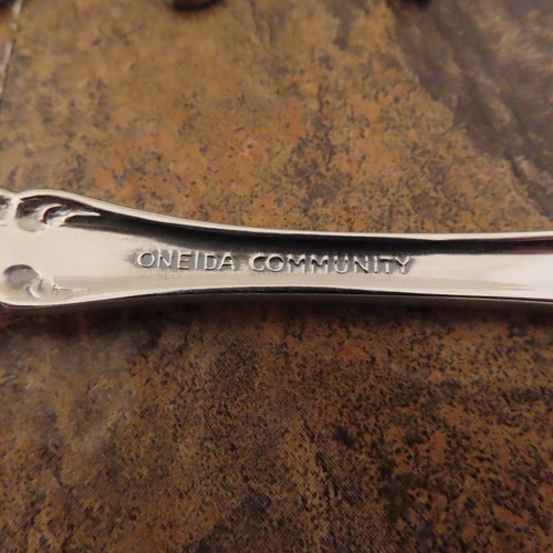 Oneida Brahms Set of 6 Dinner Forks Community Stainless Flatware Lot E - Picture 3 of 4