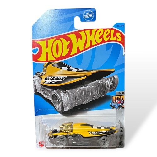 Hot Wheels Mad Splash Water Taxi Amarillo HW Metro 6/10 168/250 2021 - Imagen 5 de 8
