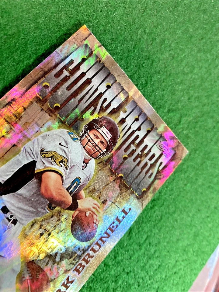 1998 Topps #7 Gunslingers Mark Brunell Jacksonville Jaguars - Image 2 of 4