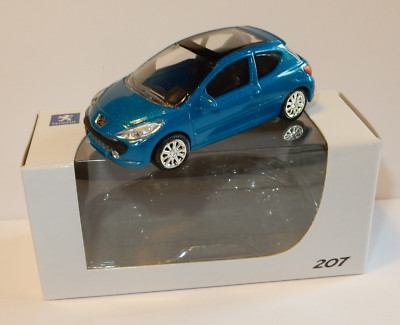Miniature Norev Peugeot 207 Mk1.1 - Échelle 1/64 - Neuf En Boîte Gris