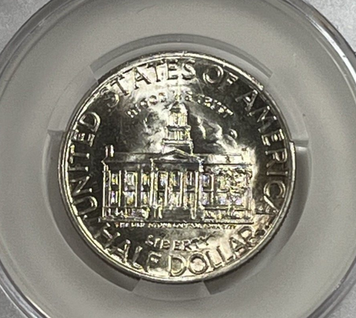 1946 Iowa Commemorative Silver Half Dollar : CAC MS66 - Picture 4 of 4