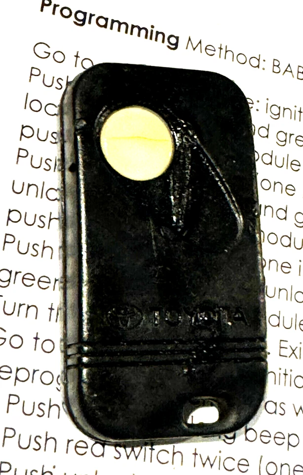 Toyota Camry Wagon 1992-1994 cupé llavero inteligente entrada sin llave control remoto OEM 1993 Foto 4 de 4
