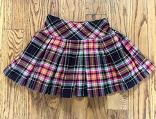 EUC Gymboree Fall for Autumn Plaid Skirt Size 4 4T